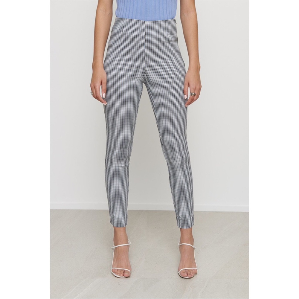 Dynamite High Waisted Gingham Jegging